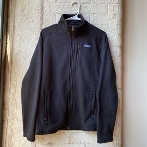 Patagonia Better Sweater Full Zip Jacket. Mens Size Small. Black